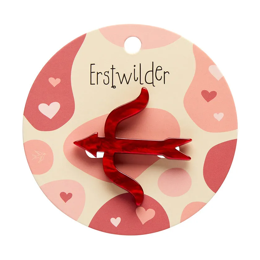 Cupid's Bow Simplified Mini Brooch