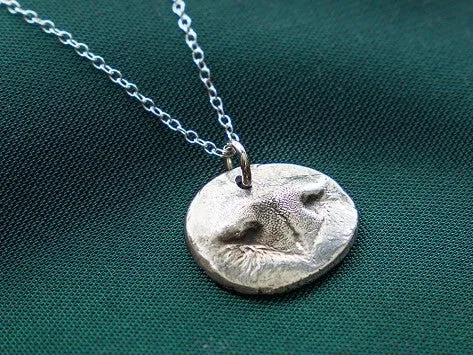 Custom Pet Nose Print Pendants