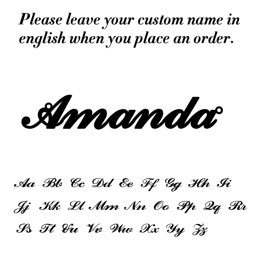 Customized Name Rings  Personalized Stackable Name