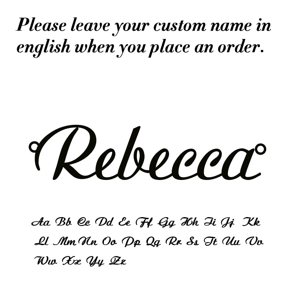 Customized Name Rings  Personalized Stackable Name