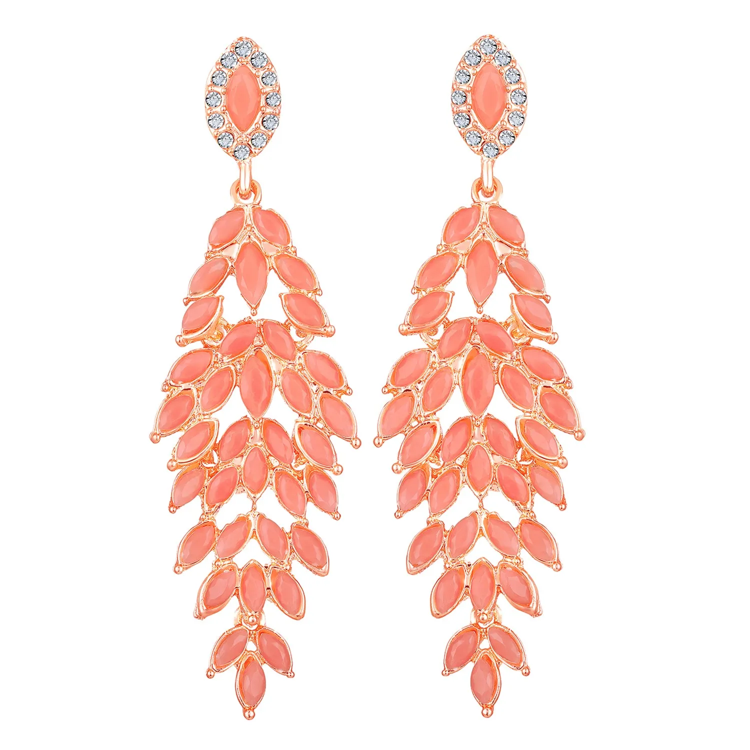 Dazzling Crystals Dangler Earrings
