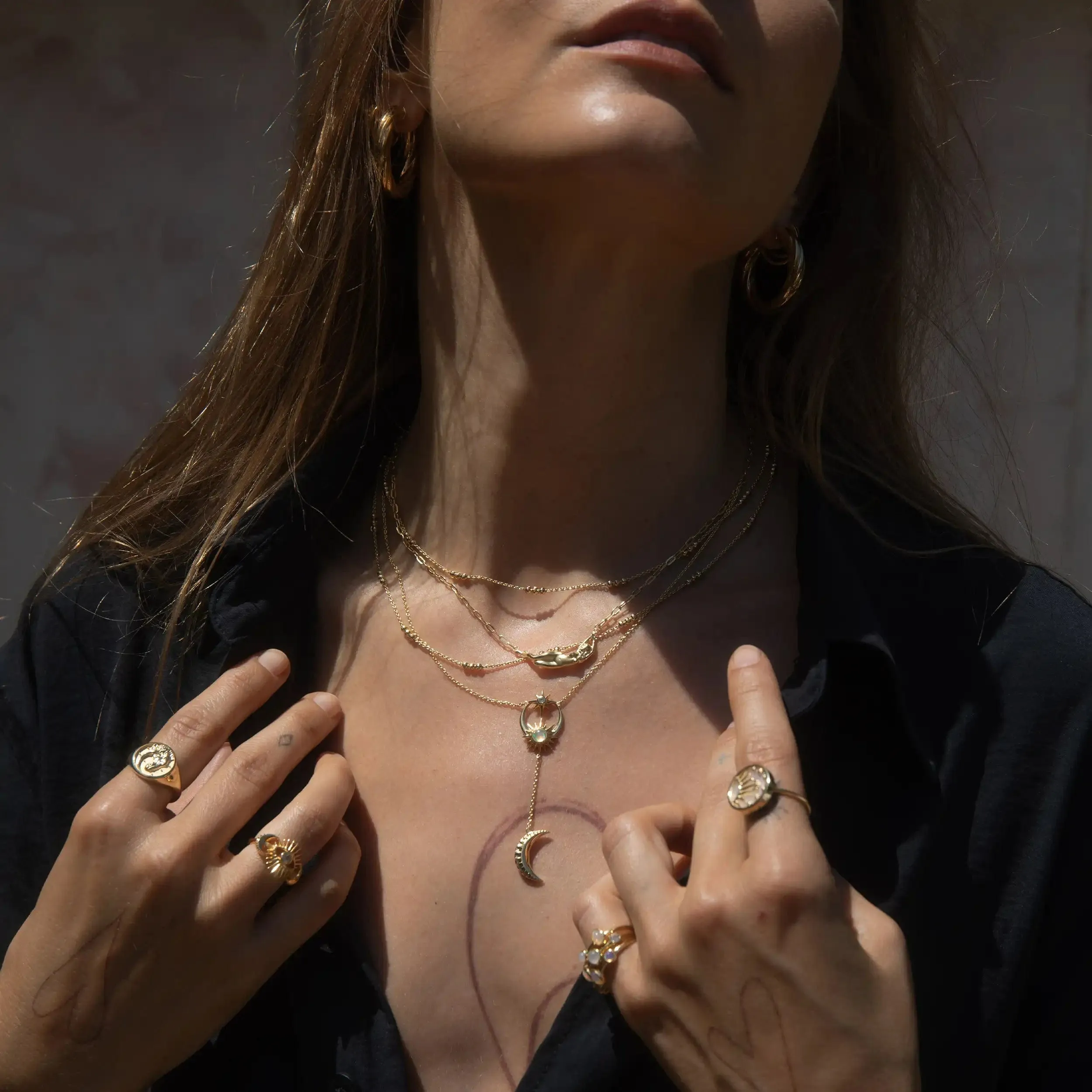 Diamond Rondelle Necklace