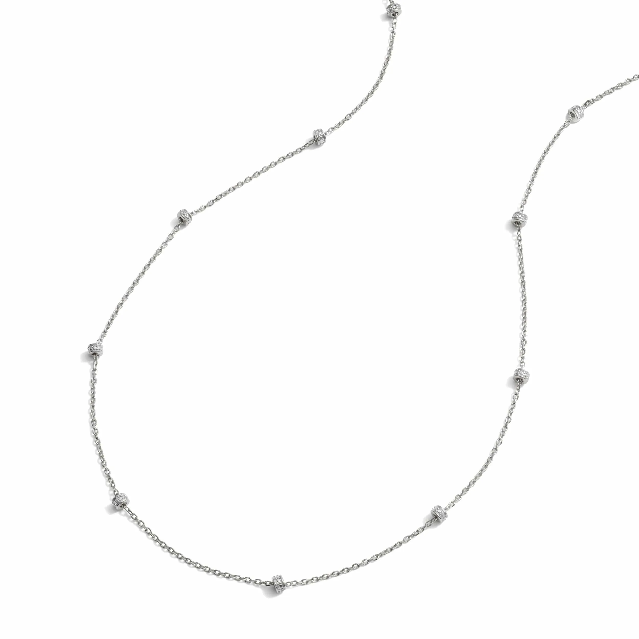 Diamond Rondelle Necklace