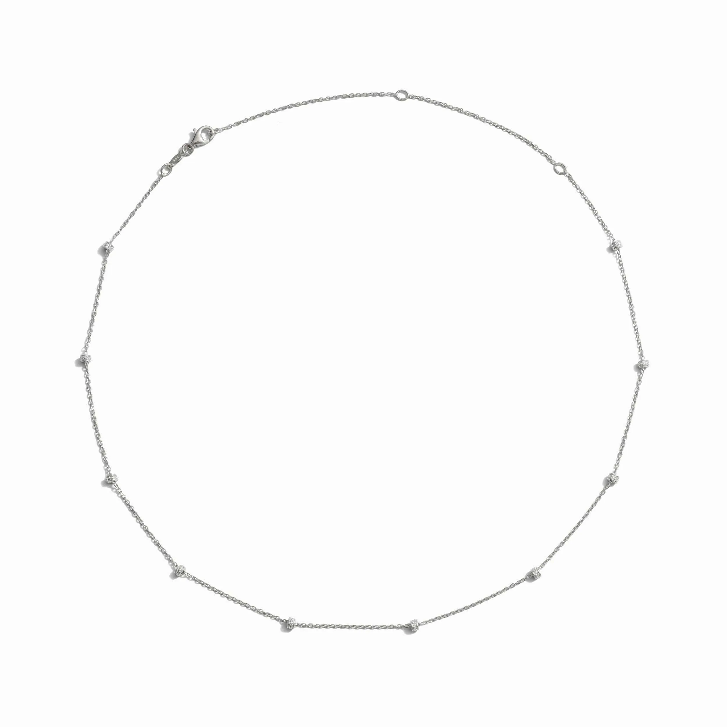 Diamond Rondelle Necklace