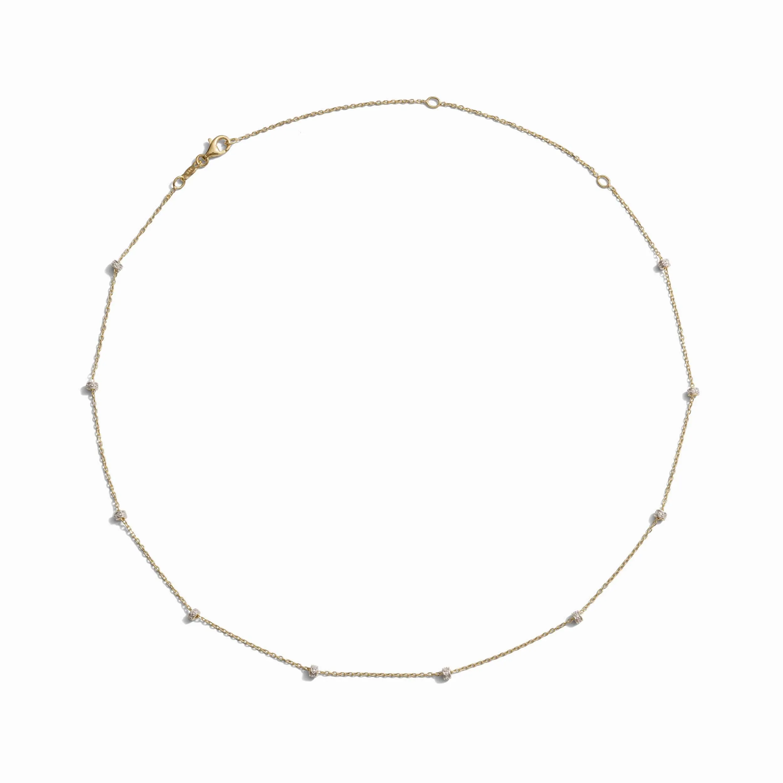 Diamond Rondelle Necklace