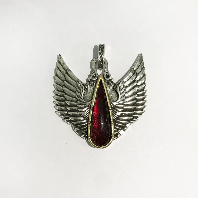 Divine Wings Essence - Gothic Pendant Necklace by The Nevermore