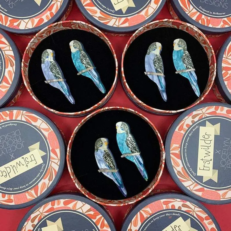 Erstwilder - Pair O' Keets Brooch Set - Jocelyn Proust (2021)