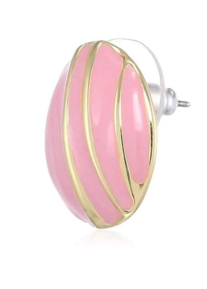 Estele Pink fancy stylish Design Studs for Girls
