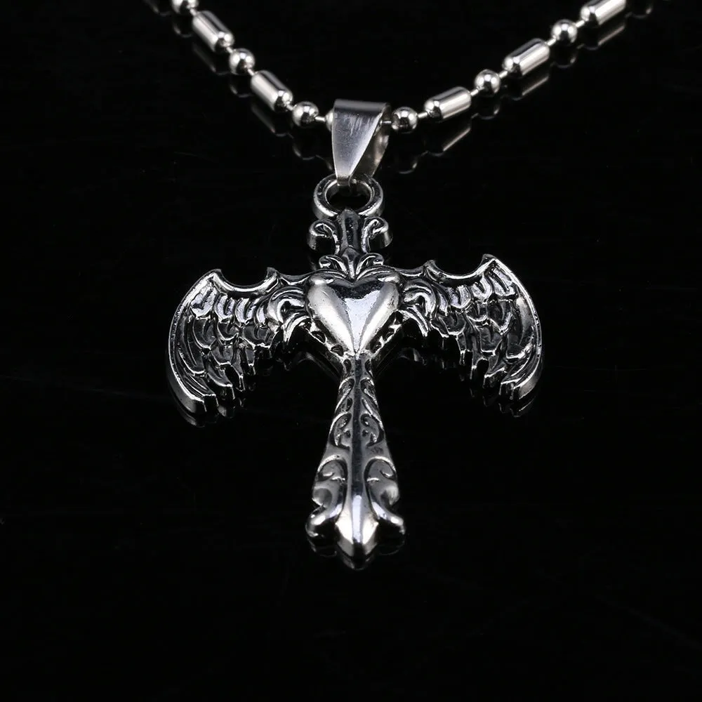 Ethereal Skull Serenity - Titanium Steel Pendant by The Nevermore