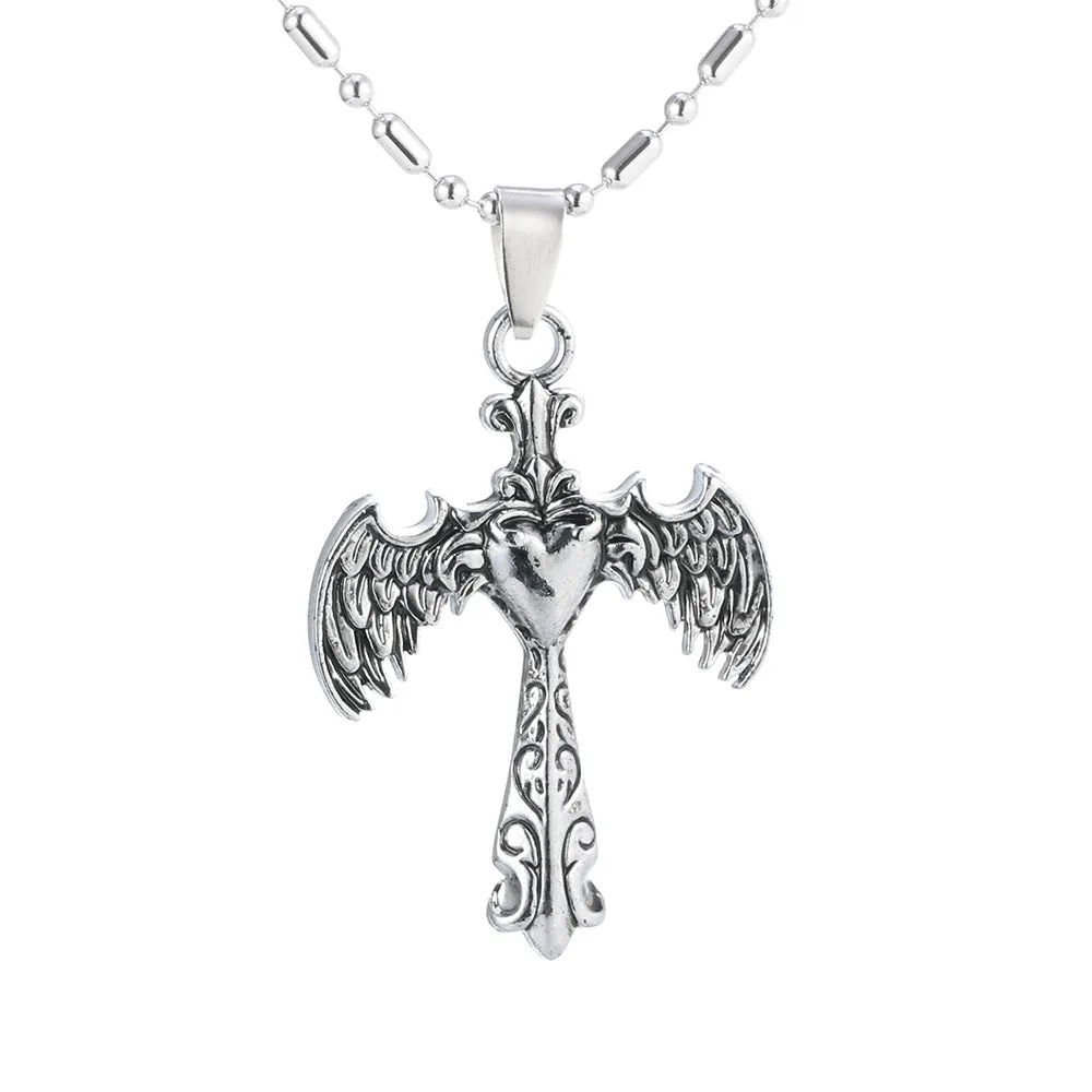 Ethereal Skull Serenity - Titanium Steel Pendant by The Nevermore