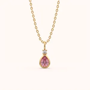 Ethereal Teardrop Silver Pendant