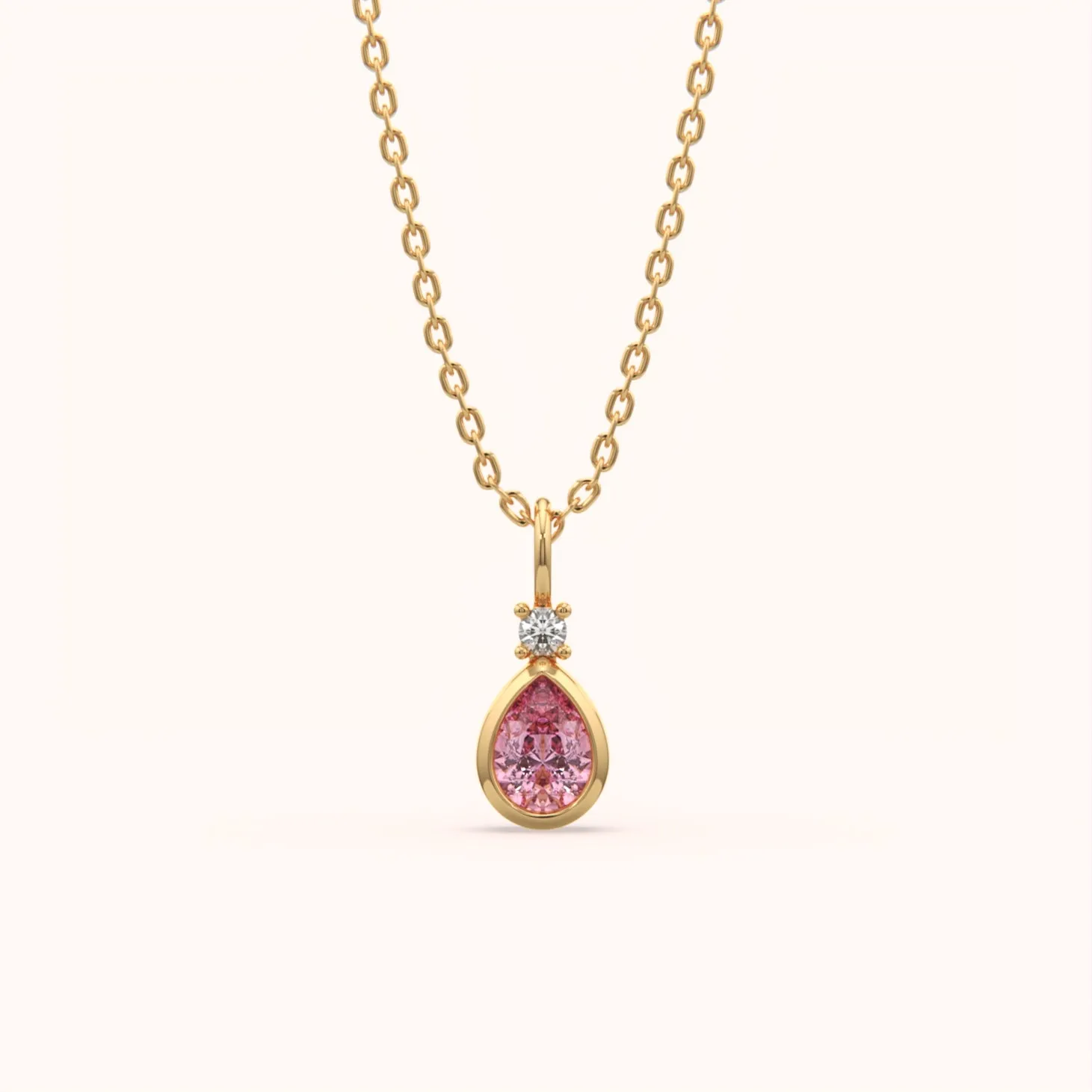 Ethereal Teardrop Silver Pendant
