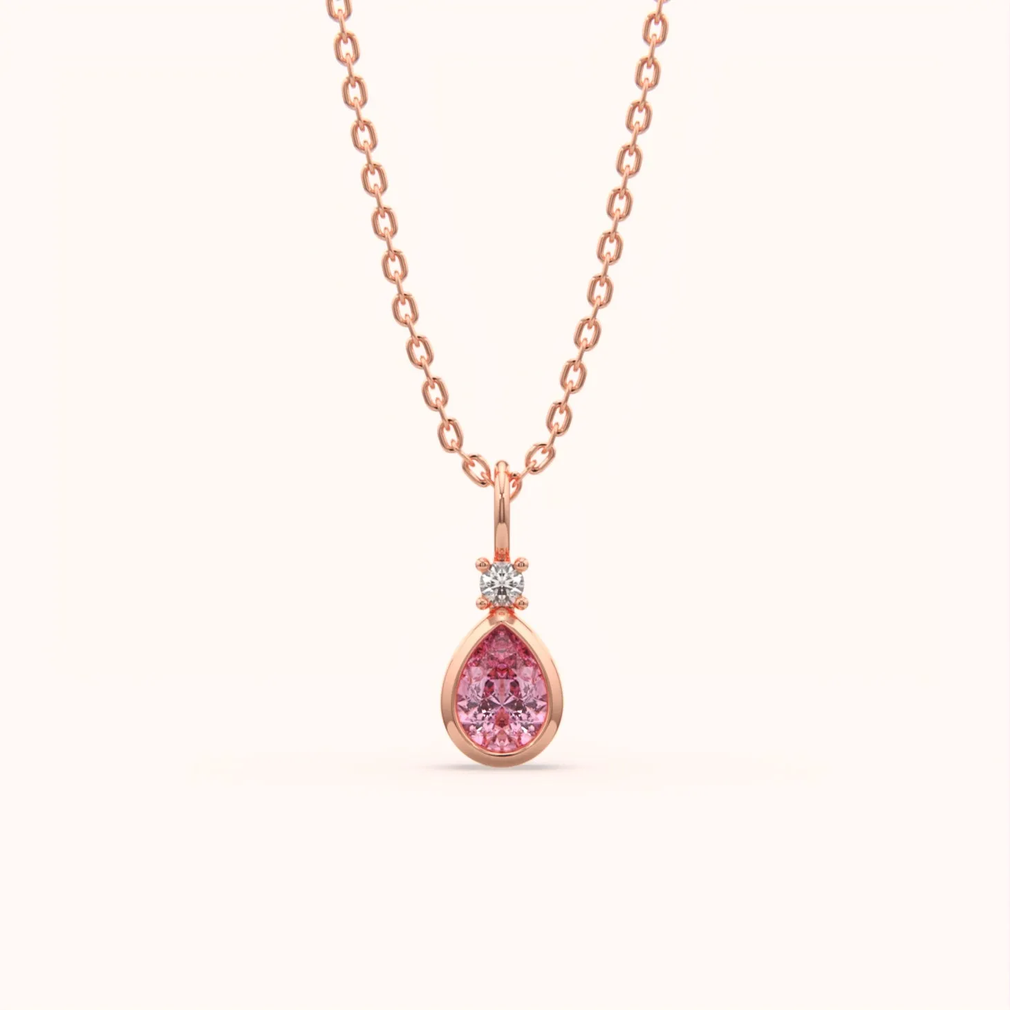 Ethereal Teardrop Silver Pendant