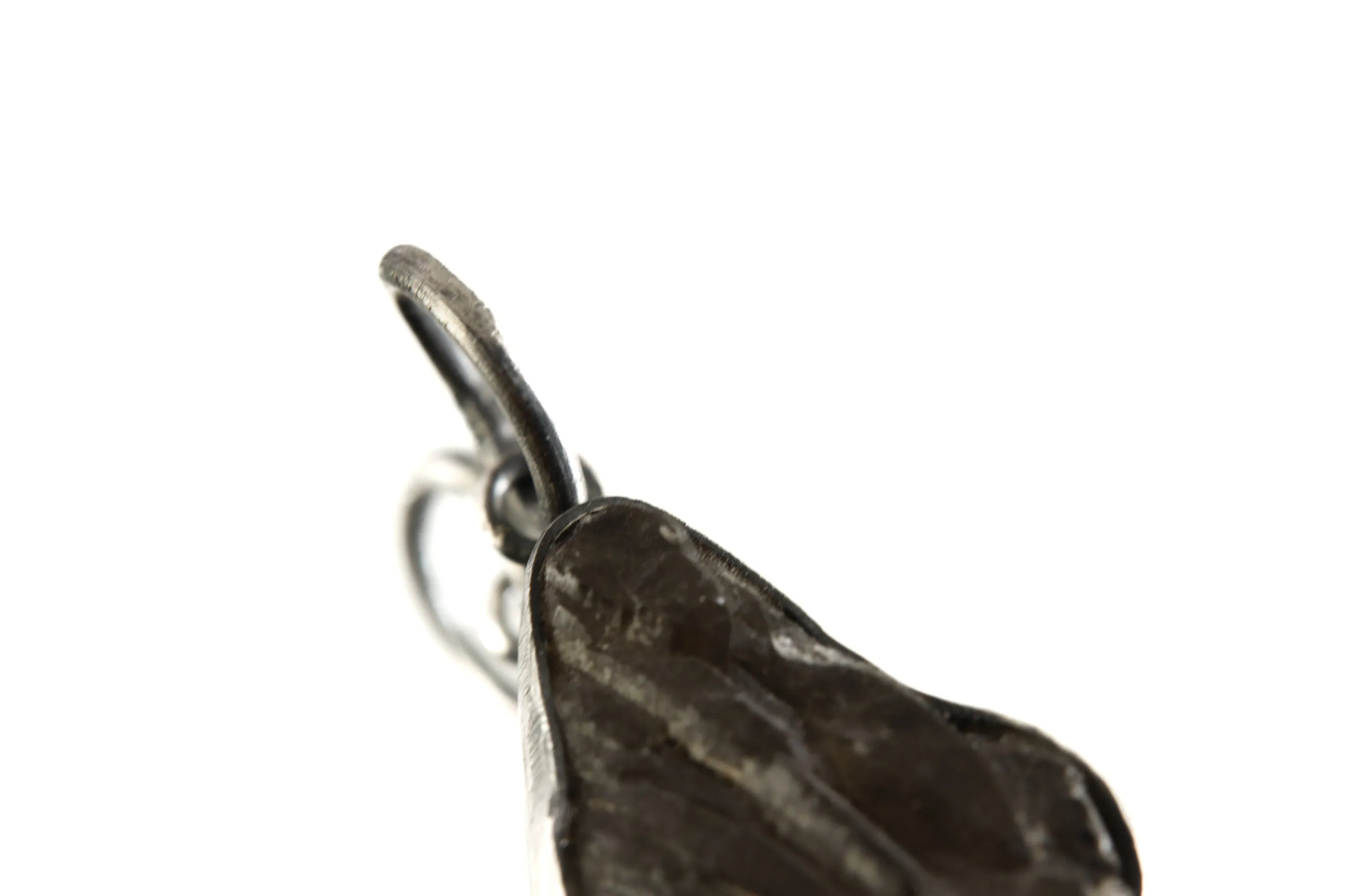 Ethereal Torrington Citrine Pendant - Sterling Silver - Oxidized - Brush Texture- NO/11