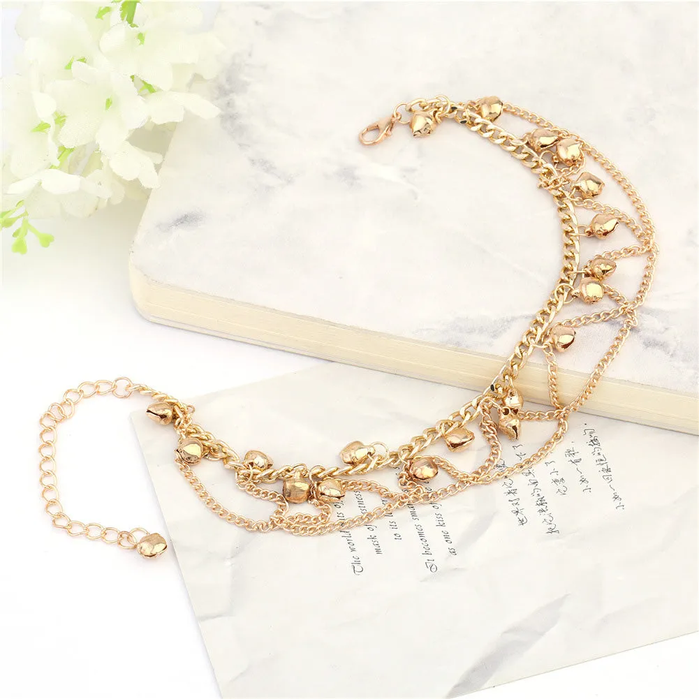 Fashion Bohemian Bell Tassel Anklets for Women