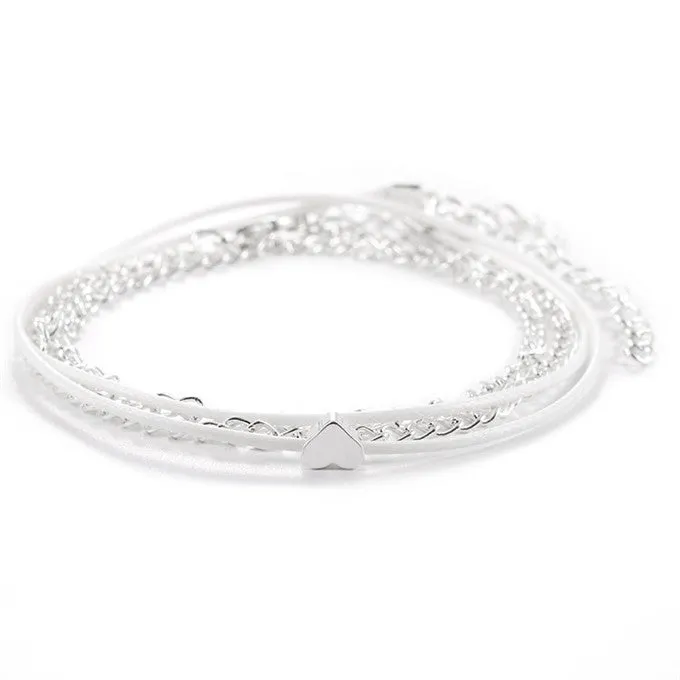 Fashion Heart Female Anklets Barefoot For Women