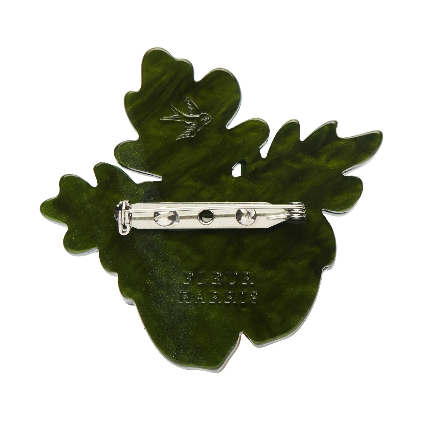 Fleur Harris Collection Woodland Acorns Brooch