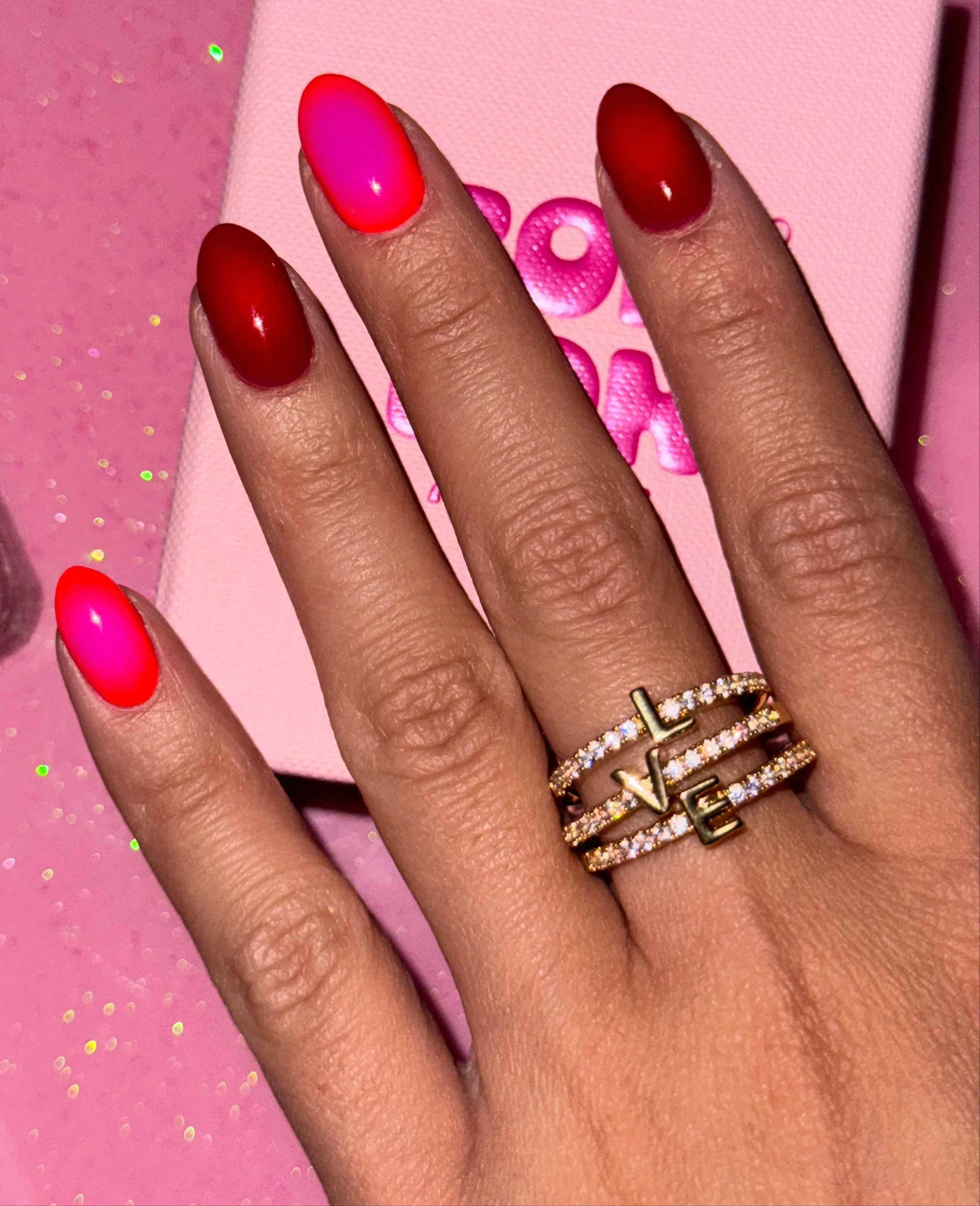 GIFT SET: INITIAL STACKING TRIO RINGS
