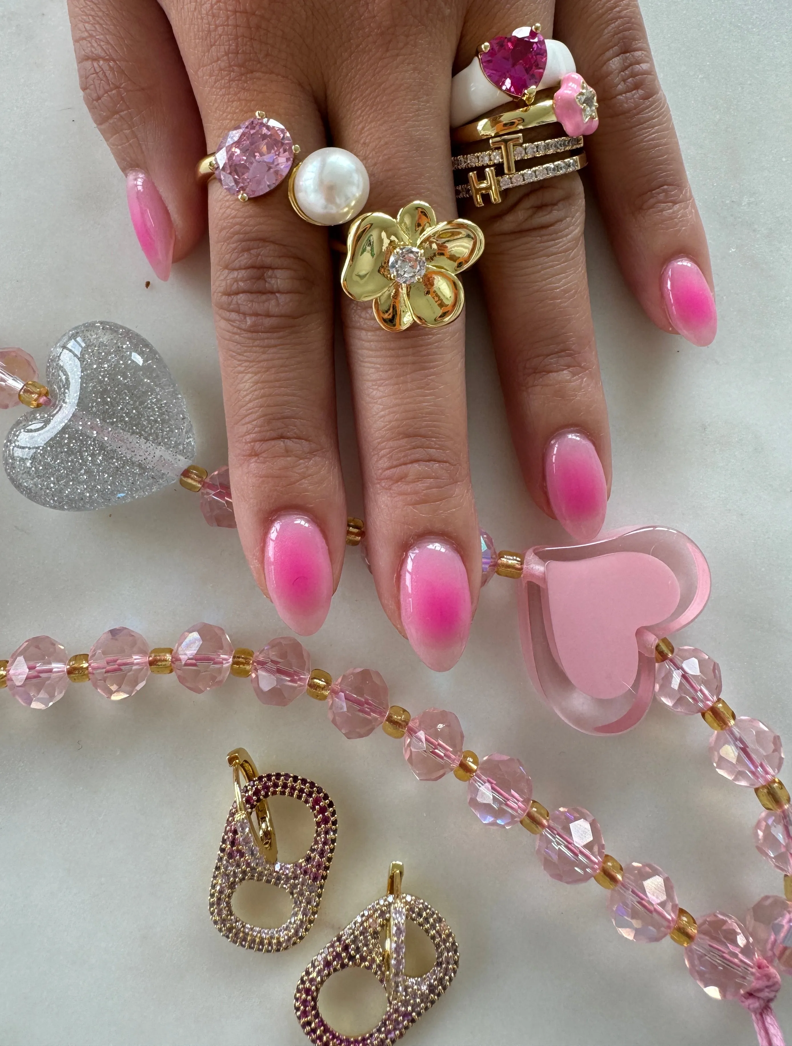 GIFT SET: INITIAL STACKING TRIO RINGS