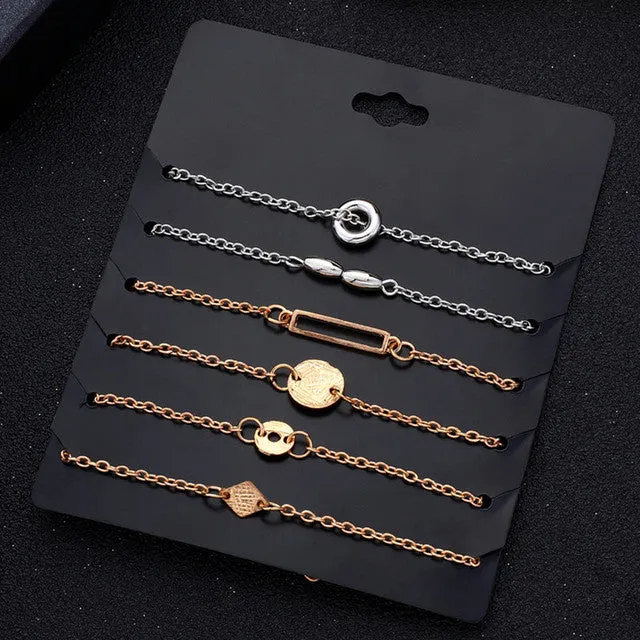 Gold Anklets Chain Bracelet For Women