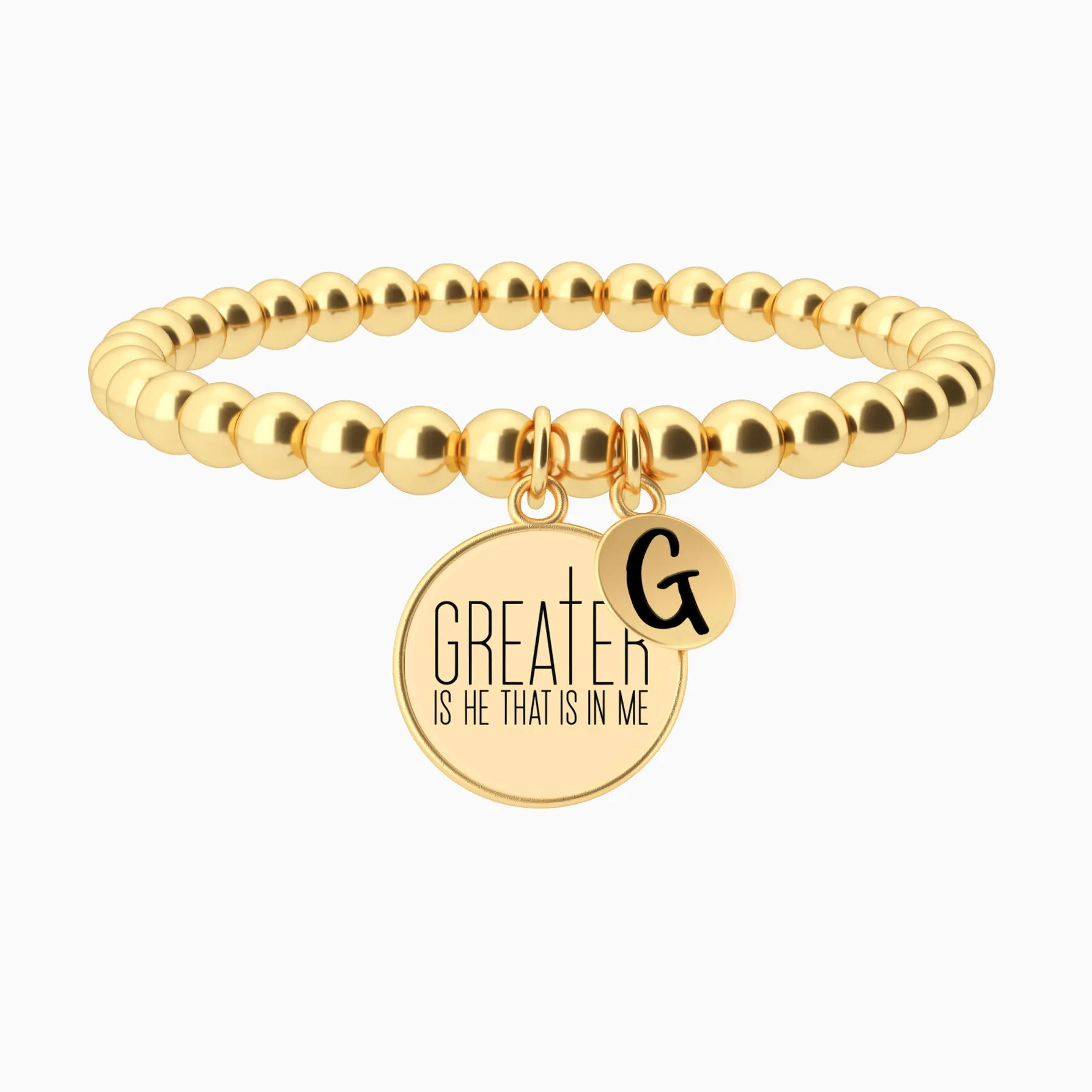 Greater Is He That Is In Me - Beaded Bracelet