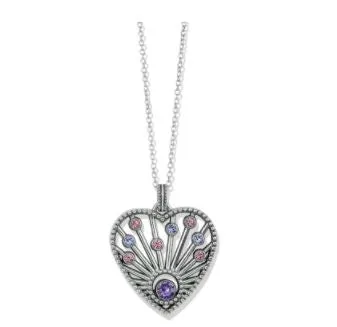 Halo Radiance Heart Necklace