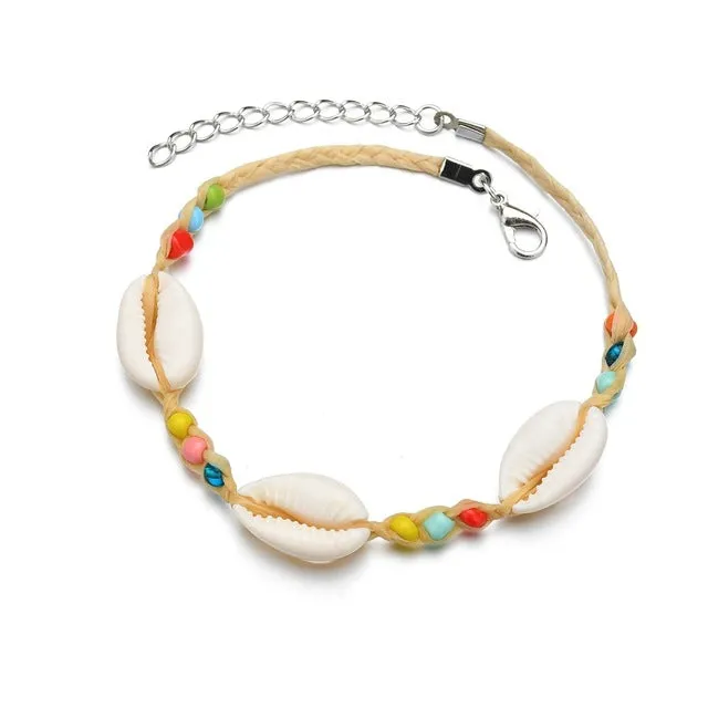 Handmade Shells Anklets For Women