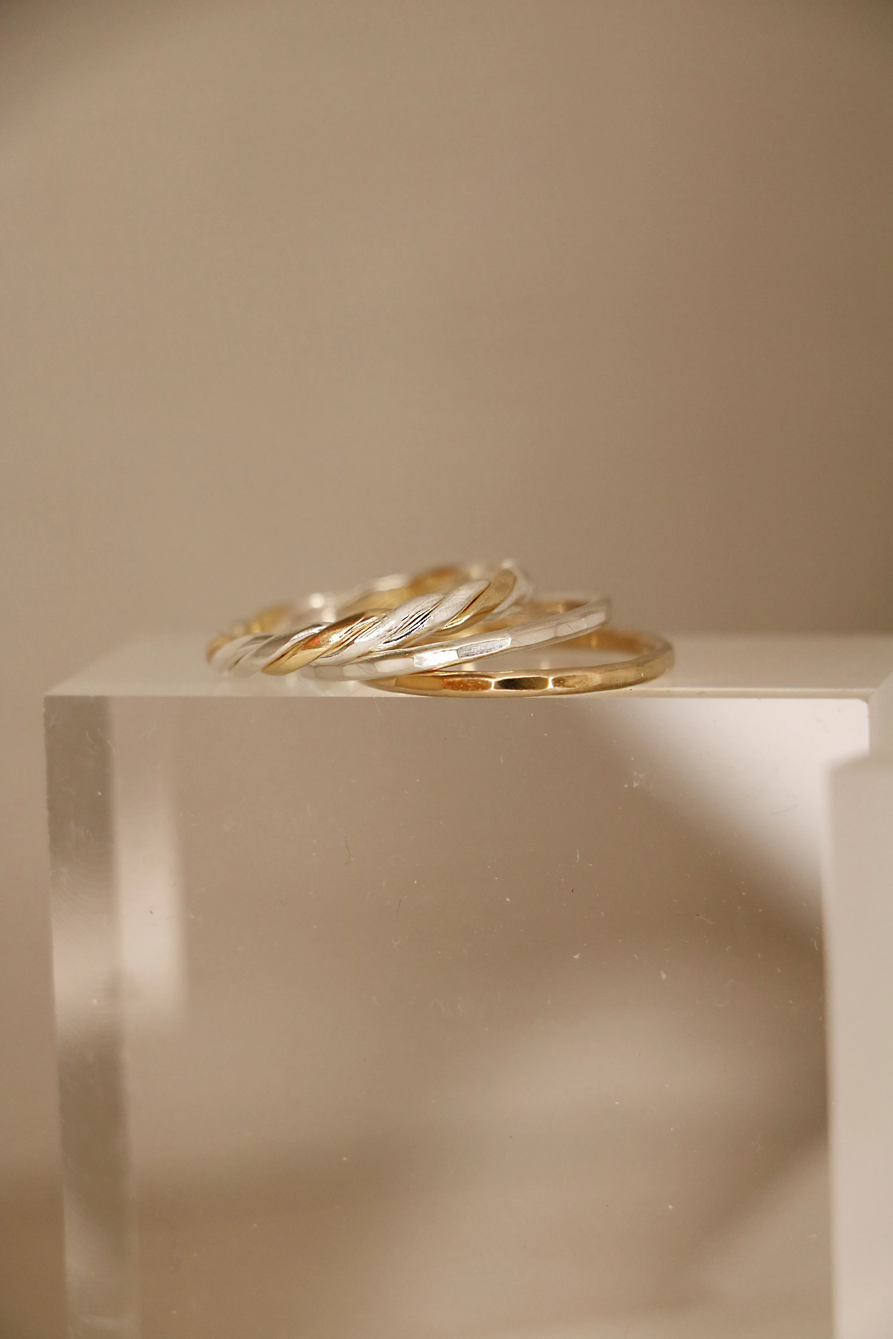 harmony ring { silver   gold }
