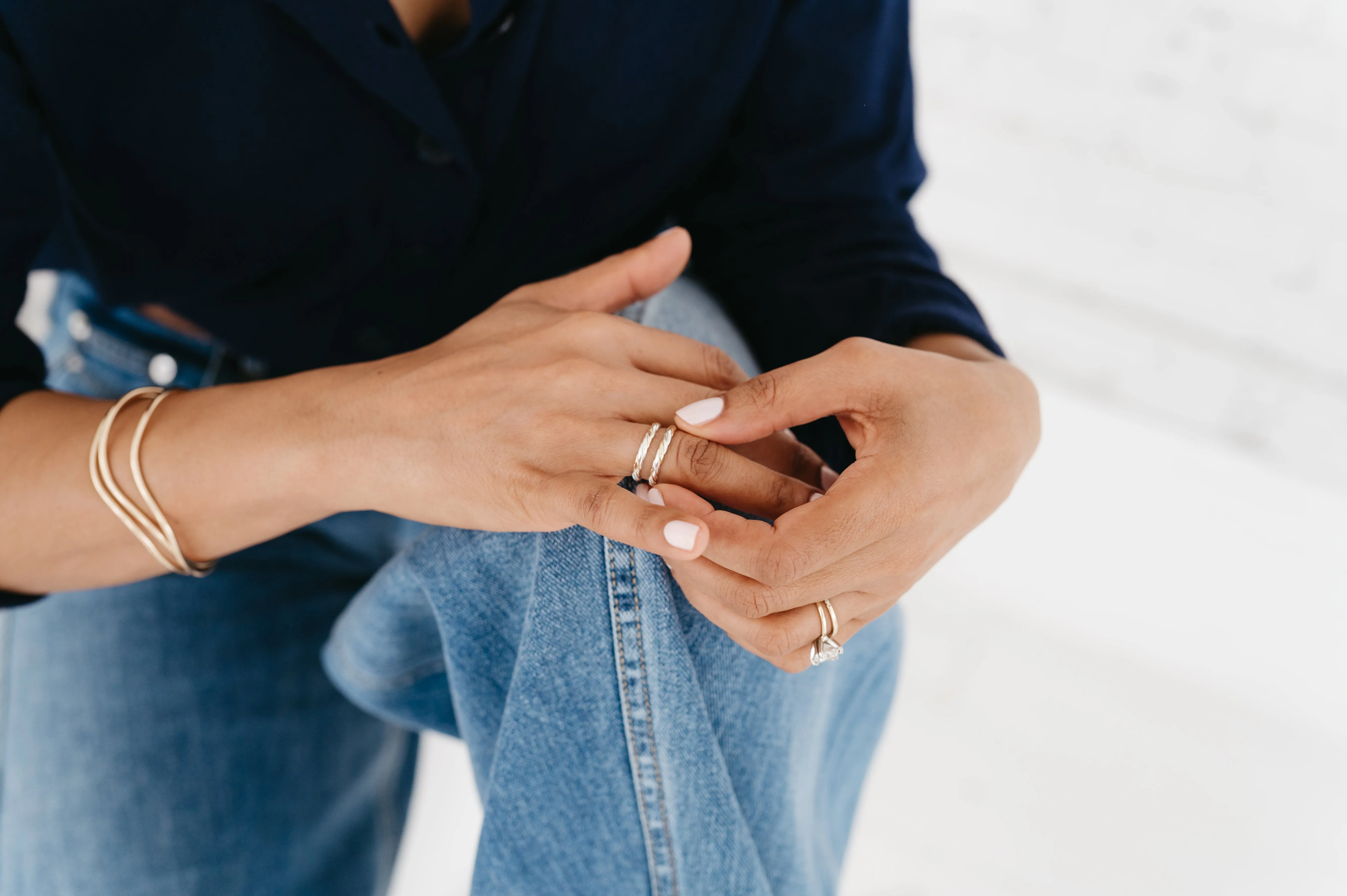 harmony ring { silver   gold }