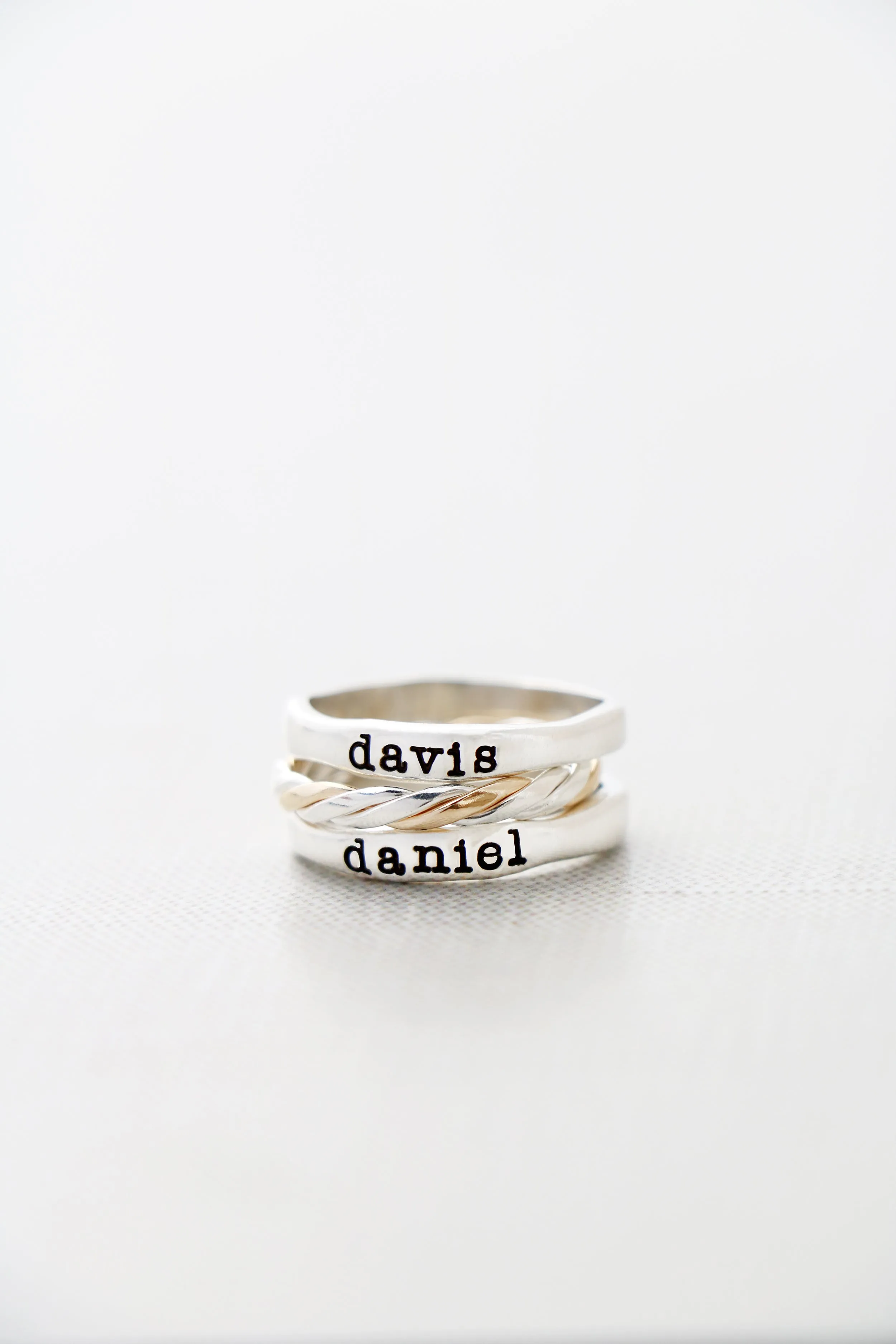 harmony ring { silver   gold }