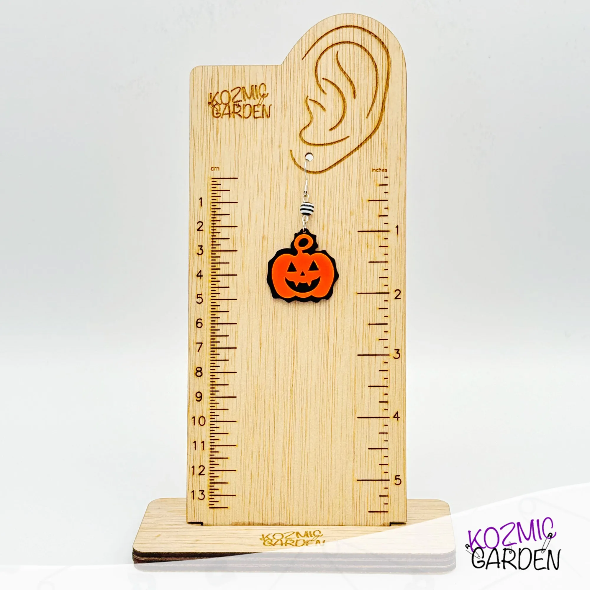 Jack-o'-lantern earrings - Halloween Pumking Earrings