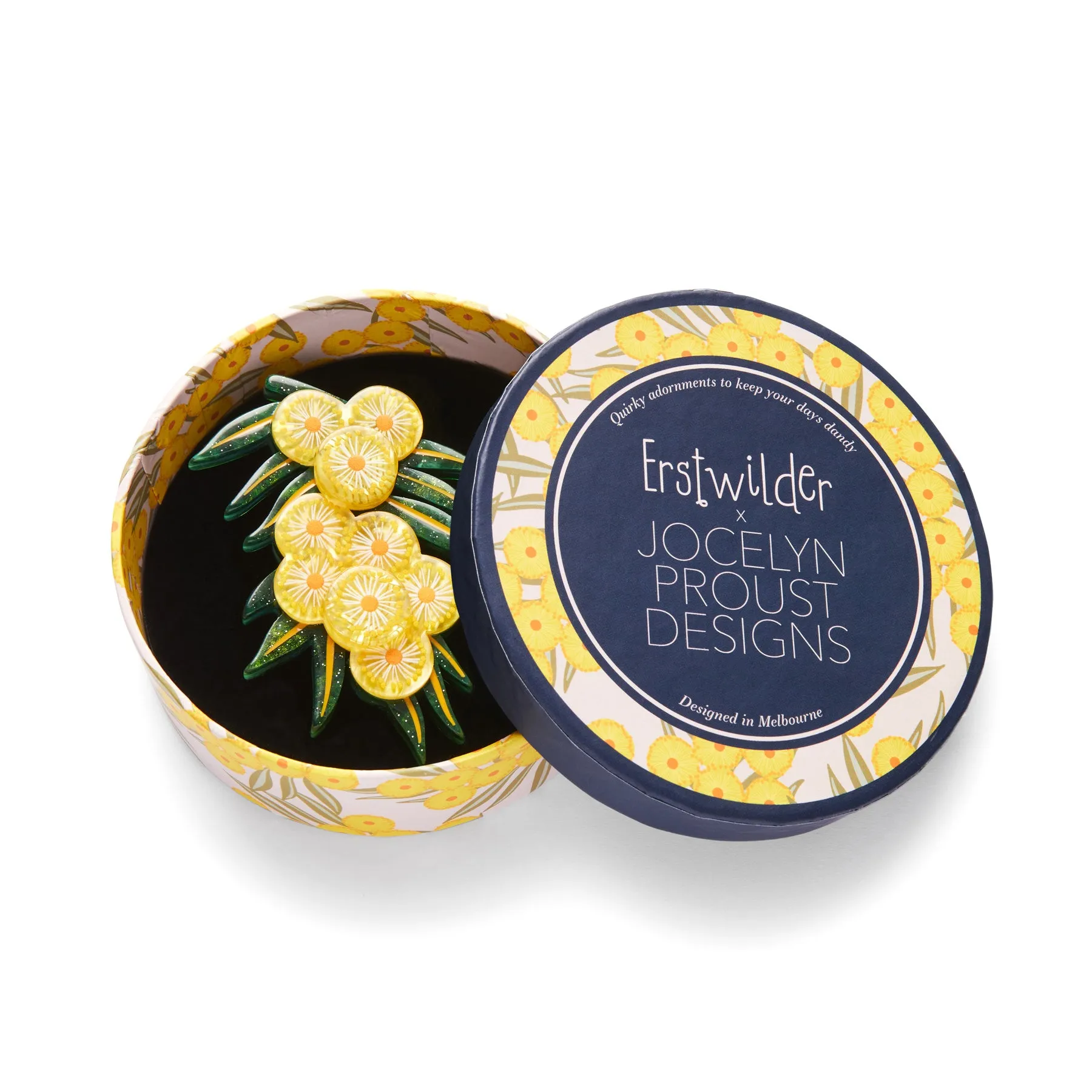 Jocelyn Proust Collection Acacia in Gold Brooch