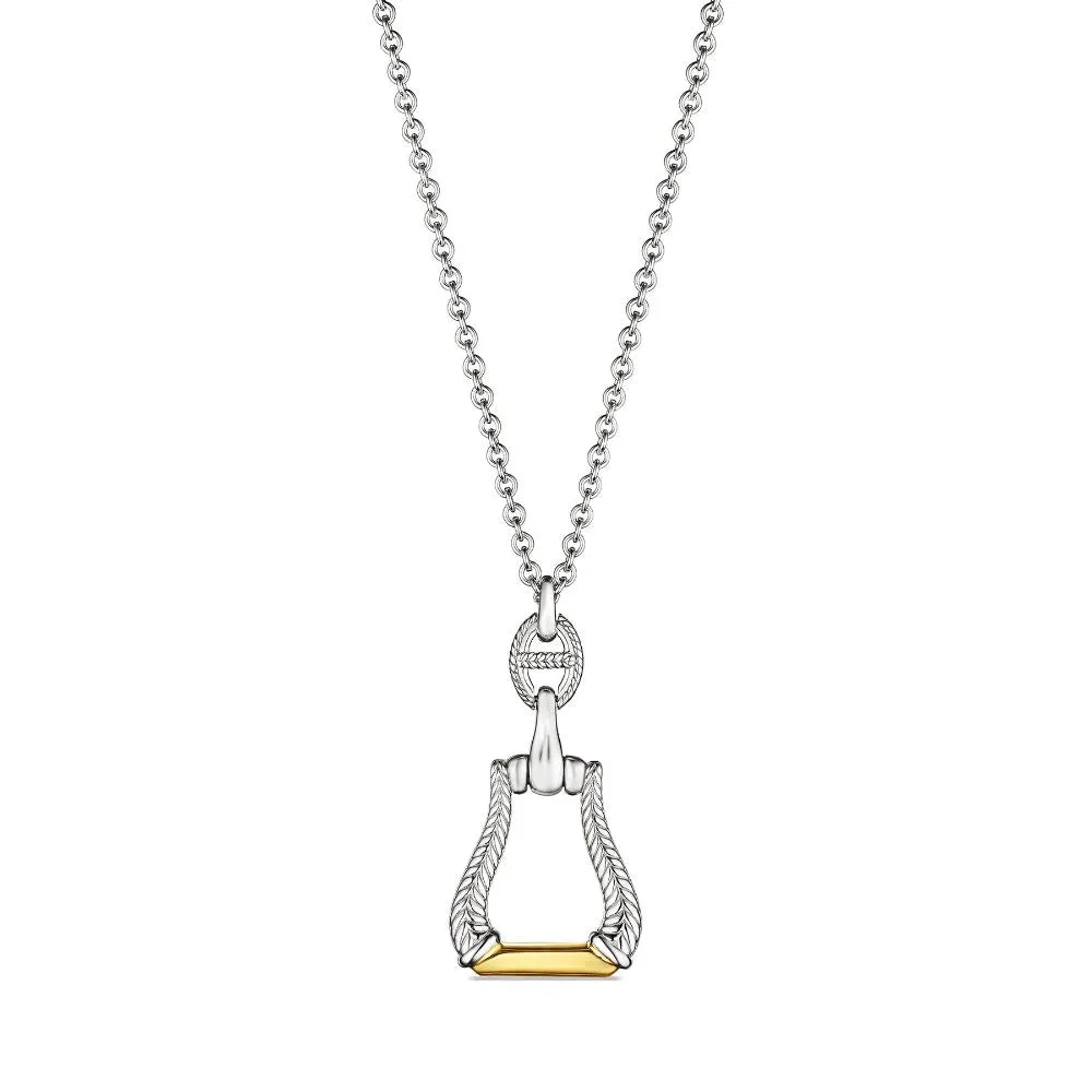 Judith Ripka Vienna Stirrup and Link Necklace