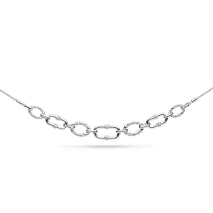 Kit Heath Sterling Silver Rope Link Duo Graduated Necklet