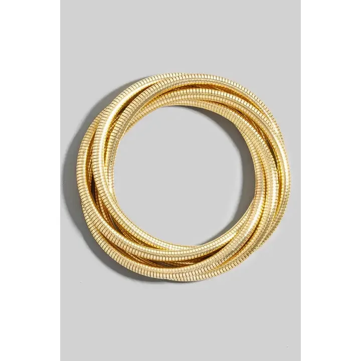 Knotted Coil Bracelet