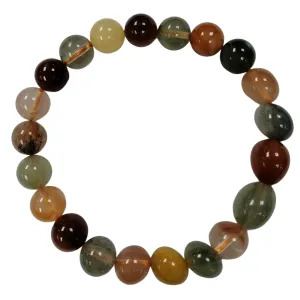 Ladies Multi coloured Natural Rutilated Quartz beaded bracelets by Pearlz Gallery | Bracelets that enhance overall happiness and focus