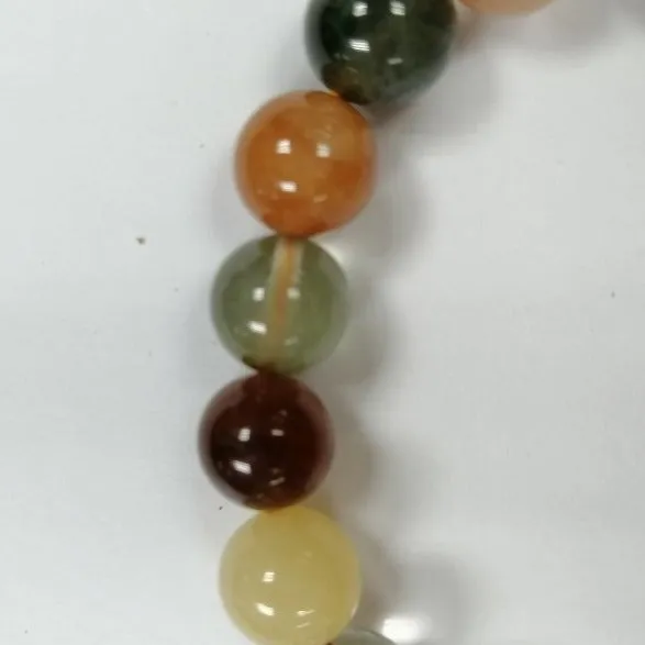 Ladies Multi coloured Natural Rutilated Quartz beaded bracelets by Pearlz Gallery | Bracelets that enhance overall happiness and focus