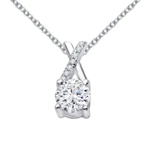 Lafonn 1.1 CTW Kiss X Necklace