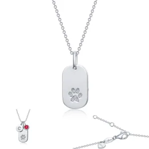 Lafonn Paw Print Necklace