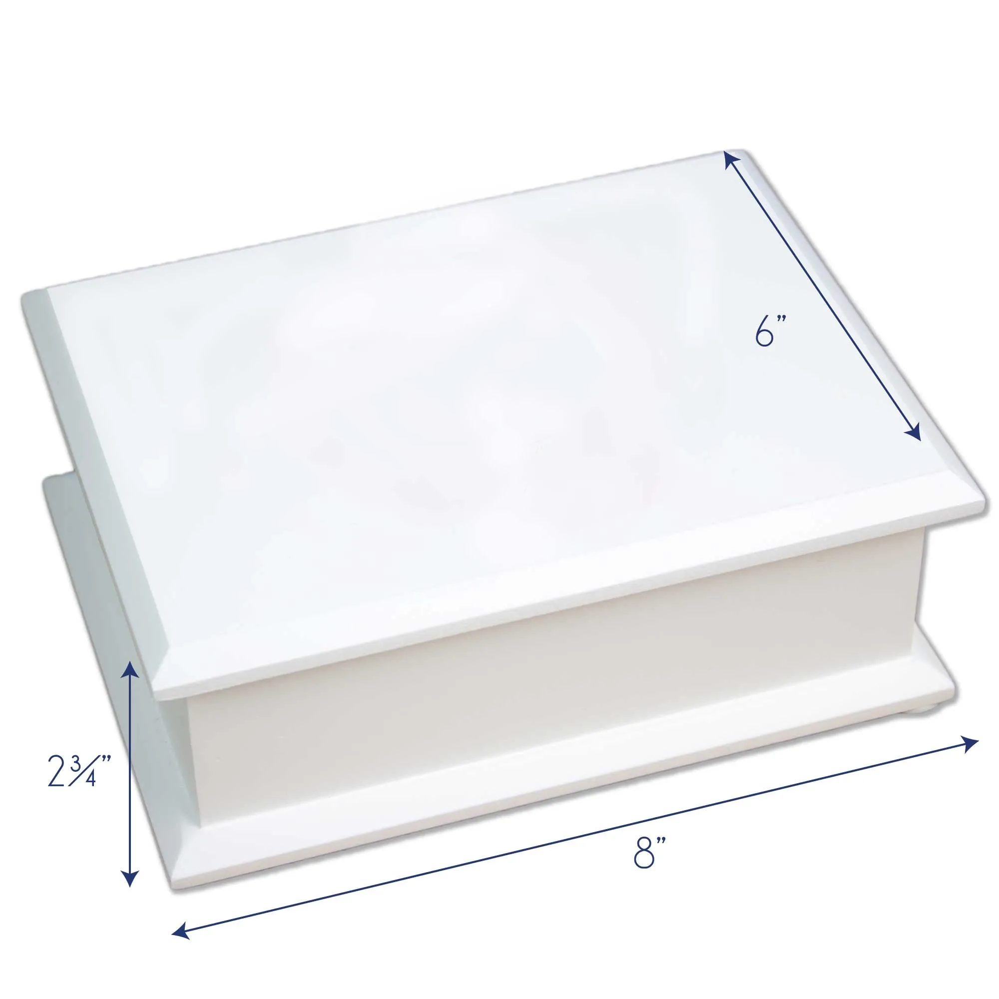 Lift Top Jewelry Box - Hot Air Balloon Pastel