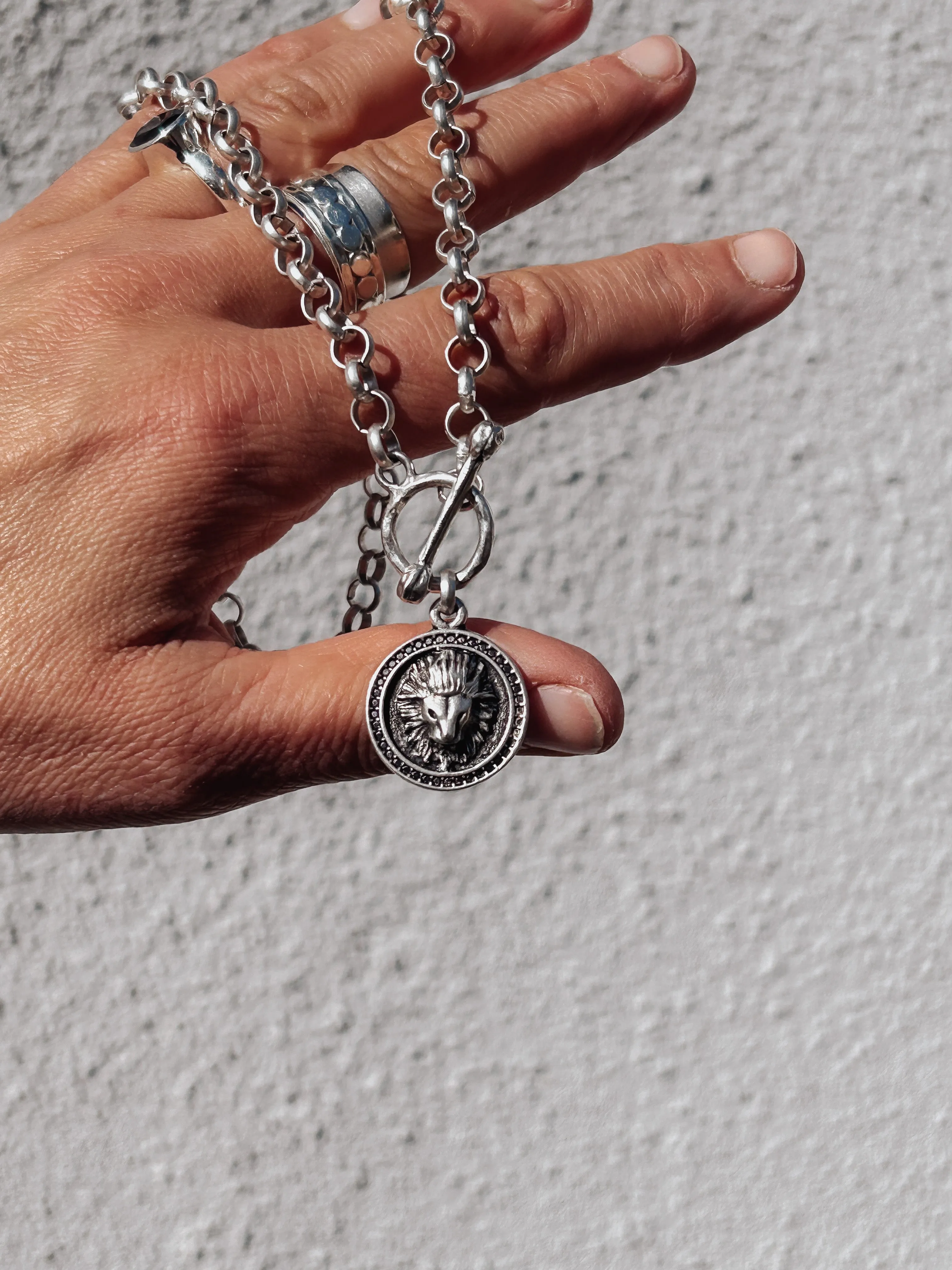 Lion Medallion Necklace