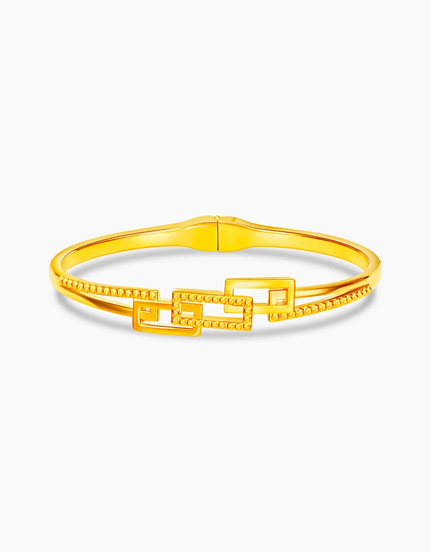 LVC 9IN Elena Opulence 999 Gold Bangle