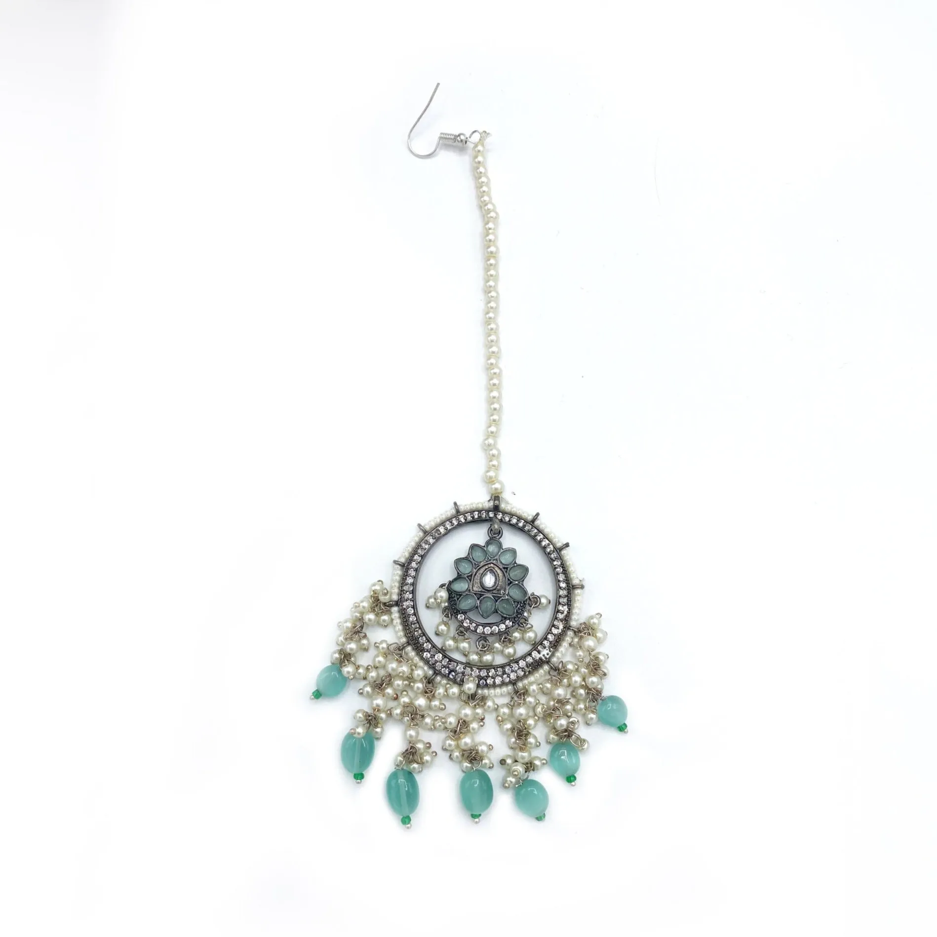 Mahi Studded Earrings Tikka Set