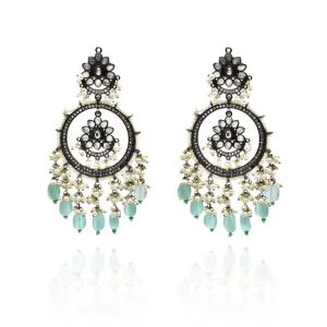 Mahi Studded Earrings Tikka Set