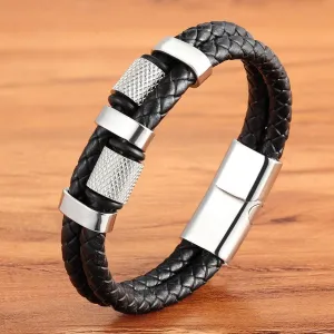 Men's Fashion Leather Bracelet