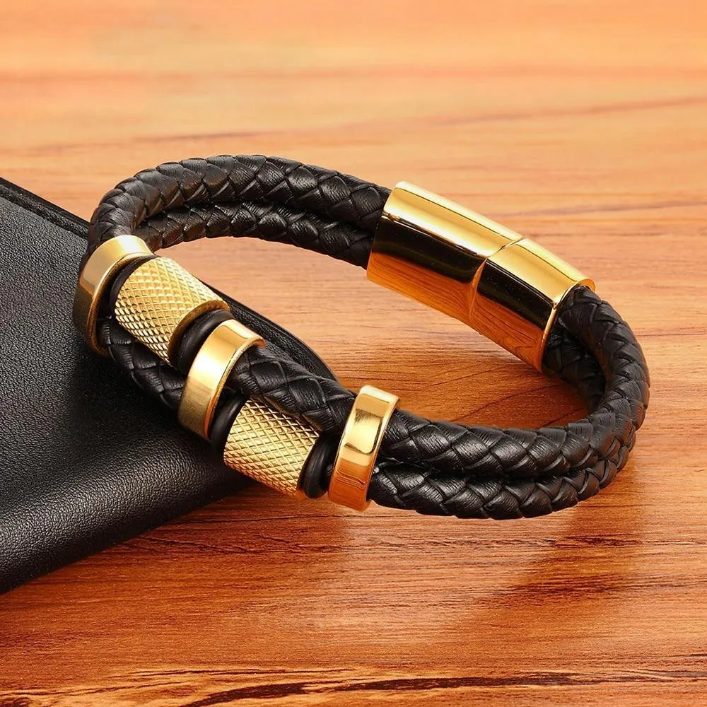 Men's Fashion Leather Bracelet