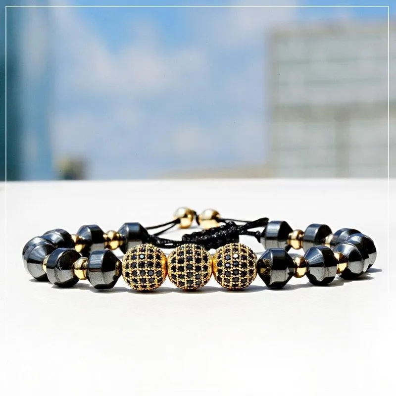 Men's Luxury Micro Pave Classic Bracelet