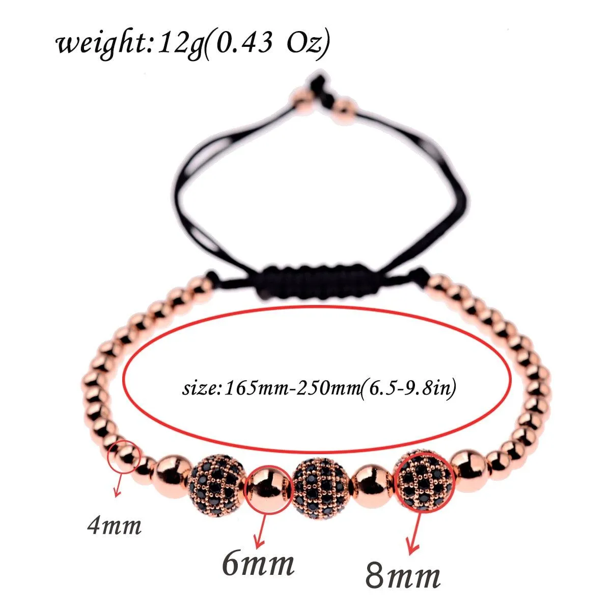Men's Luxury Micro Pave Classic Bracelet