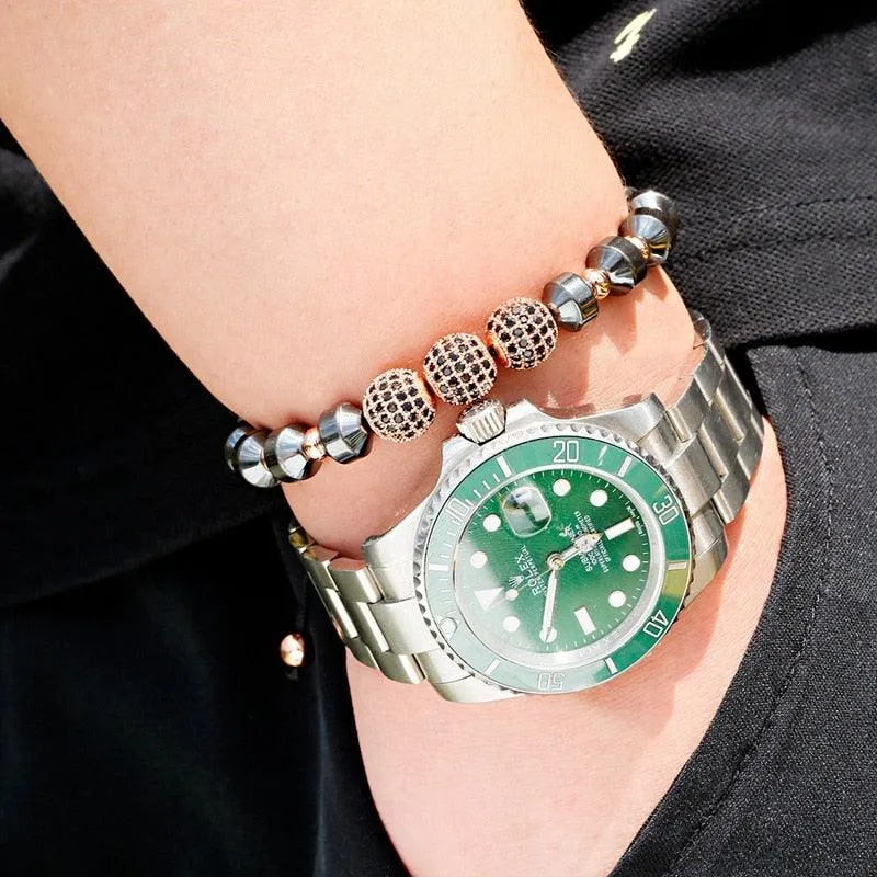 Men's Luxury Micro Pave Classic Bracelet