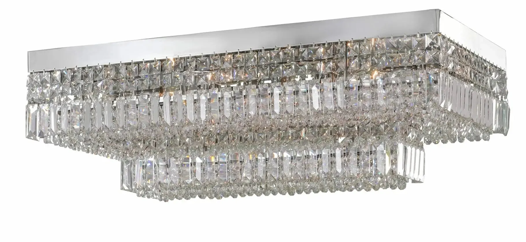Modern Ceiling Lighting Color Chrome 14 Bulbs
